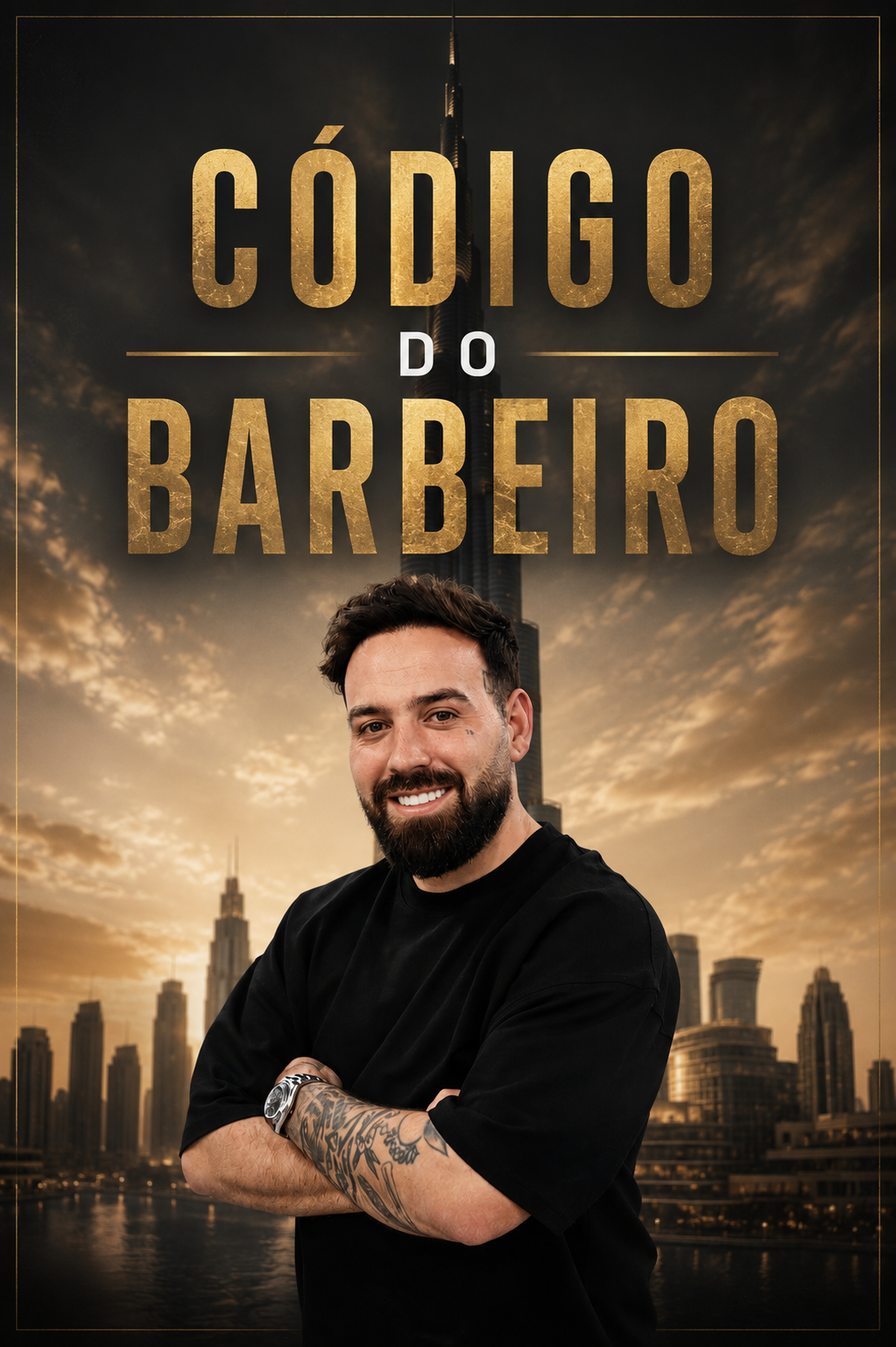 Capa do guia digital «De Portugal para o Dubai: O Código do Barbeiro»